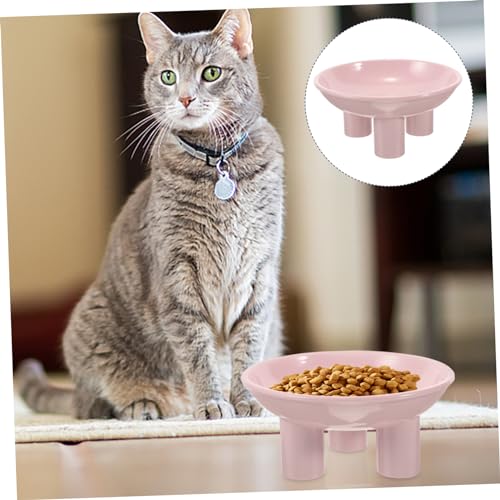 Toyvian Erhöhter Katzennapf aus Bruchsicherem Kunststoff Schräg Geneigt Glatte Oberfläche Fördert Gesunde Haltung und Leichtes Fressen für Katzen und Kätzchen für und Trockenfutter Toyvian Erhöhter Katzennapf aus Bruchsicherem Kunststoff Schräg Geneigt Glatte Oberfläche Fördert Gesunde Haltung und Leichtes Fressen für Katzen und Kätzchen für und Trockenfutter von Toyvian