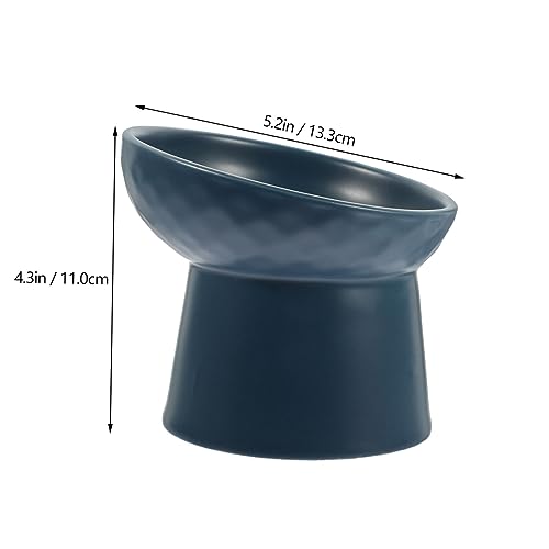 Toyvian Erhöhter Keramik Katzennapf rutschfest Glatte Oberfläche Indoor Futterschale Komfortabel für Katzen Pflegeleicht Nordisches Design Farbige Candy Ausführung für Zuhause Toyvian Erhöhter Keramik Katzennapf rutschfest Glatte Oberfläche Indoor Futterschale Komfortabel für Katzen Pflegeleicht Nordisches Design Farbige Candy Ausführung für Zuhause von Toyvian