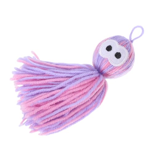 Toyvian Ersatzkopf Für Katzenangel Indoor-katzenstab Cat Teaser Ersatzkopf Katzenspielzeug Zauberstab Ersatzstabkopf Outdoor -katzenstab Teaser -anhänge Kätzchen Garn Violet von Toyvian