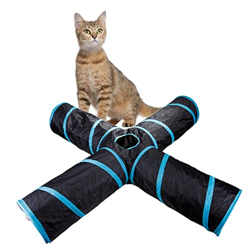Toyvian Faltbarer Haustier Tunnel mit Raschelspielzeug Fach Verbundener Spieltunnel für Katzen Hunde Meerschweinchen Langlebiges Material Platzsparend mit Tragetasche Interaktives Toyvian Faltbarer Haustier Tunnel mit Raschelspielzeug Fach Verbundener Spieltunnel für Katzen Hunde Meerschweinchen Langlebiges Material Platzsparend mit Tragetasche Interaktives von Toyvian