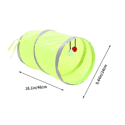 Toyvian Faltbarer Katzen Spieltunnel aus Kratzfestem Polyester Langlebiges Katzen für Indoor Fördert Bewegung und Beschäftigung für Kätzchen und Toyvian Faltbarer Katzen Spieltunnel aus Kratzfestem Polyester Langlebiges Katzen für Indoor Fördert Bewegung und Beschäftigung für Kätzchen und von Toyvian