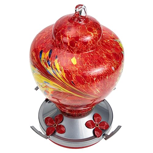Toyvian Hängender Vogelfutterspender Aus Glas Und Eisen Hochwertig Verarbeitet Schönes Design Als Futterspender Für Vögel Und Gartendekoration Toyvian Hängender Vogelfutterspender Aus Glas Und Eisen Hochwertig Verarbeitet Schönes Design Als Futterspender Für Vögel Und Gartendekoration von Toyvian