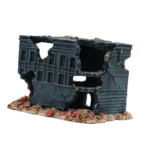Toyvian Fischtank Dekoration -Aquarium- LED Aquarium künstliche Landschaft groß Dekorationen Panzerverzierung Kleine Aquariendekoration Harz von Toyvian