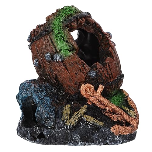 Toyvian Fischtank Dekoration Harz Für Aquarien Langlebig Für Natürliche Aquariengestaltung Aquariumzubehör Für Fische Und Verstecke von Toyvian