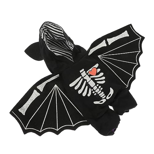 Toyvian Fledermaus Kostüm Für Tragbares Halloween Outfit Welpenzubehör Bequemes Haustierkostüm Für Partys Hochwertigem von Toyvian