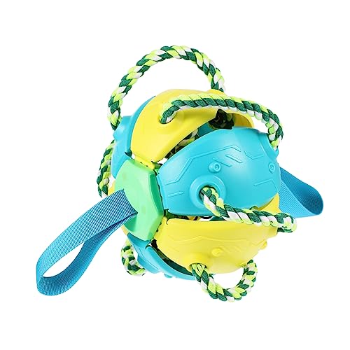 Toyvian Hund Fliegender Ball Spielzeug für Welpen Interaktives Leichtes Wurfspielzeug für Haustiere und Tragbar für Draußen Toyvian Hund Fliegender Ball Spielzeug für Welpen Interaktives Leichtes Wurfspielzeug für Haustiere und Tragbar für Draußen von Toyvian