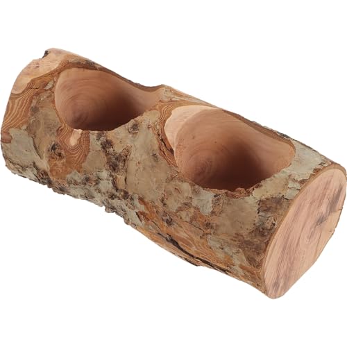 Toyvian Futternapf aus Holz für Hamster Meerschweinchen Doppelschlitz Langlebig für Kleine Haustiere Kompakte zu Reinigen Toyvian Futternapf aus Holz für Hamster Meerschweinchen Doppelschlitz Langlebig für Kleine Haustiere Kompakte zu Reinigen von Toyvian