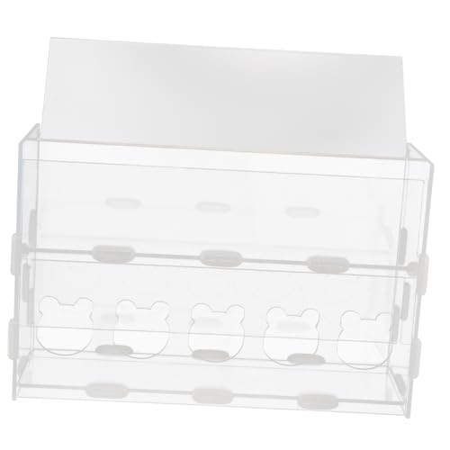 Toyvian Futterspender Tränke Hühner Wasserspender Automatischer Hühner Futterspender Robuster Hühner Futterspender Vögel Futternapf Hühnerzubehör Für Hennen Durchsichtiger Hühner von Toyvian