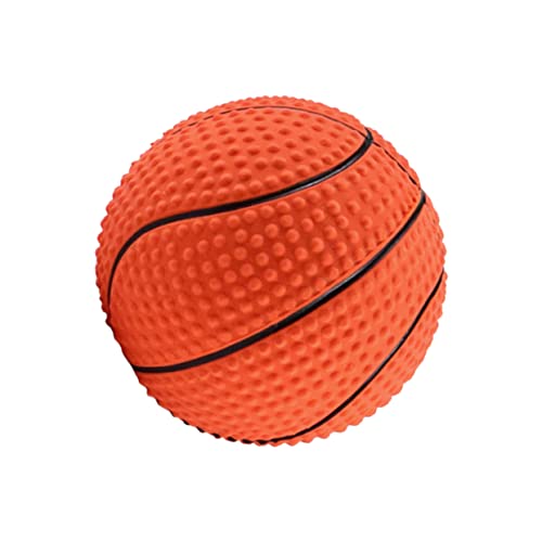 Toyvian Geräuschfunktion Basketball Form Großes Quietschendes Haustierspielzeug zur Zahnhygiene Beschäftigung von Hunden Toyvian Geräuschfunktion Basketball Form Großes Quietschendes Haustierspielzeug zur Zahnhygiene Beschäftigung von Hunden von Toyvian