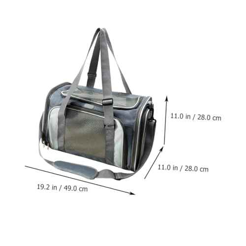 Toyvian Große Kapazität Handtasche für Haustiere Tragbar Atmungsaktiv Outdoor Tasche für Katzen und Kleine Hunde Handgeführte Haustiertragetasche für Reisen und Alltag Toyvian Große Kapazität Handtasche für Haustiere Tragbar Atmungsaktiv Outdoor Tasche für Katzen und Kleine Hunde Handgeführte Haustiertragetasche für Reisen und Alltag von Toyvian
