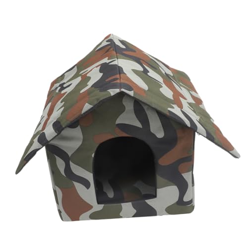 Toyvian Großes Zusammenklappbares Katzenzelt Für Außenbereich Wetterfestes Katzenhaus Mit Isolierter Matte Für Freigängerkatzen Als Sicherer Rückzugsort Im Freien Toyvian Großes Zusammenklappbares Katzenzelt Für Außenbereich Wetterfestes Katzenhaus Mit Isolierter Matte Für Freigängerkatzen Als Sicherer Rückzugsort Im Freien von Toyvian