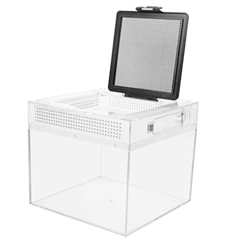 Toyvian Habitat Box für Reptilien Hochtransparentes Gehege mit Magnetdichtung für Eidechsen und Spinnen für Zucht und Pflege von Kleinen Haustieren Wie Schildkröten und Geckos von Toyvian