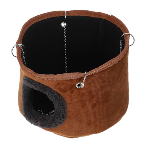 Toyvian Hängebett für Kleintiere Kuschelhöhle aus Weichem Material Platzsparendes Zubehör für Hamster Ratten Frettchen und Kurzkopfgleitbeutler Aufhängeschlaufen Toyvian Hängebett für Kleintiere Kuschelhöhle aus Weichem Material Platzsparendes Zubehör für Hamster Ratten Frettchen und Kurzkopfgleitbeutler Aufhängeschlaufen von Toyvian