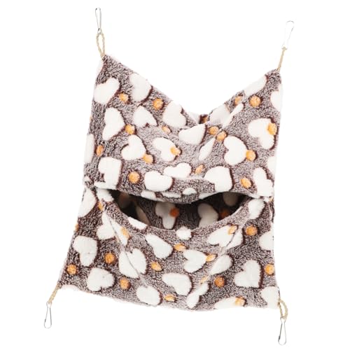 Toyvian Hängende Chinchilla Hängematte Warmes Hamsterbett aus Hochwertigem Material für Meerschweinchen Sicher und Langlebig für Kleinen Haustiere Einfache Installation Toyvian Hängende Chinchilla Hängematte Warmes Hamsterbett aus Hochwertigem Material für Meerschweinchen Sicher und Langlebig für Kleinen Haustiere Einfache Installation von Toyvian