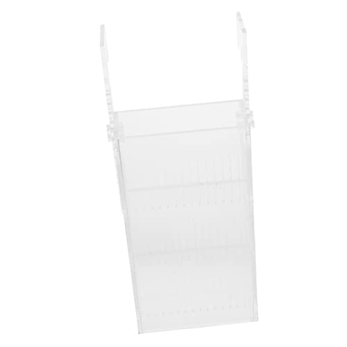 Toyvian Fischbrutbox mit Trennwand Transparente Isolationsbox für Zucht von Kleinen Fischen Garnelen und Reptilien Aquarium Zubehör von Toyvian