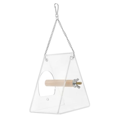Toyvian Hängende Vogelfutterschale Aus Kunststoff Abnehmbar Für Outdoor-nutzung Klarer Vogelfutterspender Mit Starkem Saugnapf Geeignet Für Kanarienvögel Papageien Und Andere Kleine von Toyvian