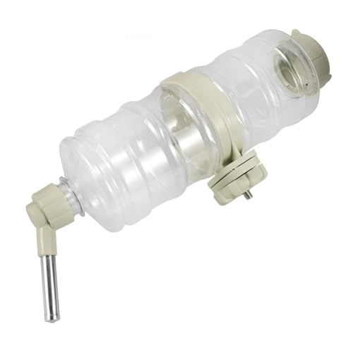 Toyvian Hängender Haustier Wasserspender Automatische Wasserflasche für Hunde und Katzen Platzsparend Auslaufsicher für Zuhause und Unterwegs Grünes Design von Toyvian