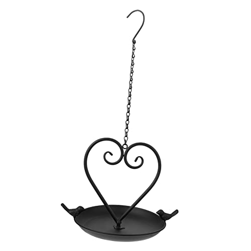 Toyvian Hängender Hummingbird Futterspender im Outdoor Vogelfutterhalter aus Schwarzem für Garten für Kleine Langlebig von Toyvian
