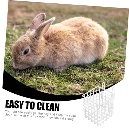 Toyvian Hängender Kaninchen Heuhalter aus Metall Kleiner Futterspender für Kleintiere Sicherer Stabiler Drahtkäfig Heuraufe für Hasen Meerschweinchen Chinchillas Leicht zu Reinigen Toyvian Hängender Kaninchen Heuhalter aus Metall Kleiner Futterspender für Kleintiere Sicherer Stabiler Drahtkäfig Heuraufe für Hasen Meerschweinchen Chinchillas Leicht zu Reinigen von Toyvian