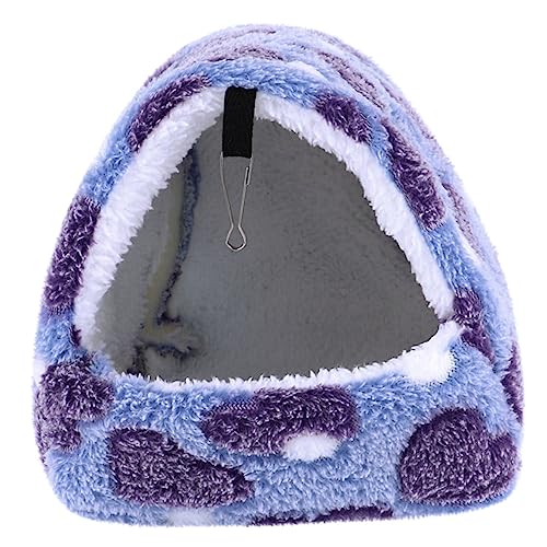 Toyvian Hängendes Bett für Kleine Haustiere Warmes Thermalbett mit Metallhaken für Hamster Meerschweinchen und Zwergkaninchen Bequeme Hängematte für Schlaf Toyvian Hängendes Bett für Kleine Haustiere Warmes Thermalbett mit Metallhaken für Hamster Meerschweinchen und Zwergkaninchen Bequeme Hängematte für Schlaf von Toyvian
