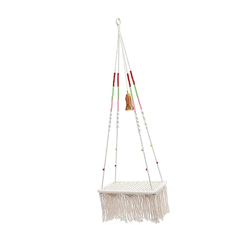 Toyvian Hängendes Katzenbett aus Makramee Dekorative Katzenhängematte für Kleine Haustiere Atmungsaktiv und Bequem für Katzen Hamster Reinigen Hochwertigen Materialien Gefertigt Toyvian Hängendes Katzenbett aus Makramee Dekorative Katzenhängematte für Kleine Haustiere Atmungsaktiv und Bequem für Katzen Hamster Reinigen Hochwertigen Materialien Gefertigt von Toyvian