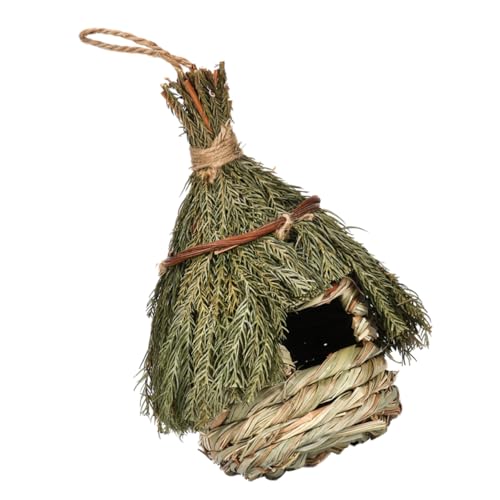 Toyvian Hängendes Seegras Handgewebt Rustikales Vogelhaus Für Kleine Dekoratives Nistmaterial Für Garten Und Terrasse Sicheres Für Andere Wildvögel Toyvian Hängendes Seegras Handgewebt Rustikales Vogelhaus Für Kleine Dekoratives Nistmaterial Für Garten Und Terrasse Sicheres Für Andere Wildvögel von Toyvian