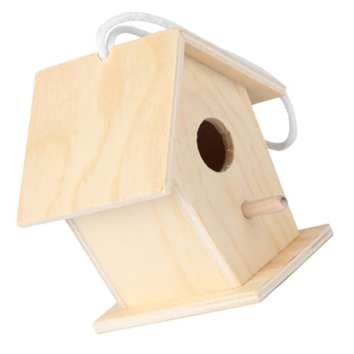 Toyvian Hängendes Vogelhaus Aus Holz DIY Mini Vogelhaus Für Handbemalbares Graffiti Zur Kreativen Dekoration Bastelset Für Garten Und Außenbereich Toyvian Hängendes Vogelhaus Aus Holz DIY Mini Vogelhaus Für Handbemalbares Graffiti Zur Kreativen Dekoration Bastelset Für Garten Und Außenbereich von Toyvian