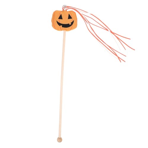 Toyvian Halloween Katzen Spielangel mit Lustigem Kürbis und Tassel Multifunktionales Katzenspielzeug zum Interaktiven Langlebig und Leicht für Toyvian Halloween Katzen Spielangel mit Lustigem Kürbis und Tassel Multifunktionales Katzenspielzeug zum Interaktiven Langlebig und Leicht für von Toyvian