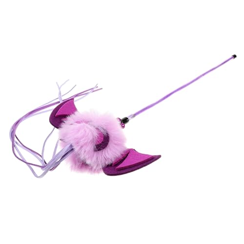 Toyvian Halloween Katzenspielzeug Teaserstab in Kleiner Monsterform Interaktives Katzenangel aus Langlebigem und Bissfestem Material Sanfter Katzen Spielspaß für Toyvian Halloween Katzenspielzeug Teaserstab in Kleiner Monsterform Interaktives Katzenangel aus Langlebigem und Bissfestem Material Sanfter Katzen Spielspaß für von Toyvian