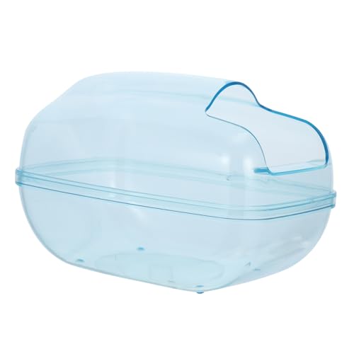 Toyvian Hamster Badebecken aus Hochwertigem Kunststoff Multifunktional als Sandbad Toilette und Futterstation Kompakt und Praktisch für Hamster und Kleine Kleintiere Einfache Reinigung von Toyvian