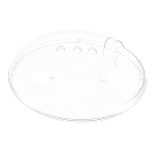 Toyvian Hamster Badewanne aus Robustem Transparent und Spritzgeschützt für Sandbäder Mittlere Langlebiges Haustier Badezimmer für Hamster Chinchilla und Rennmäuse und Formstabil von Toyvian