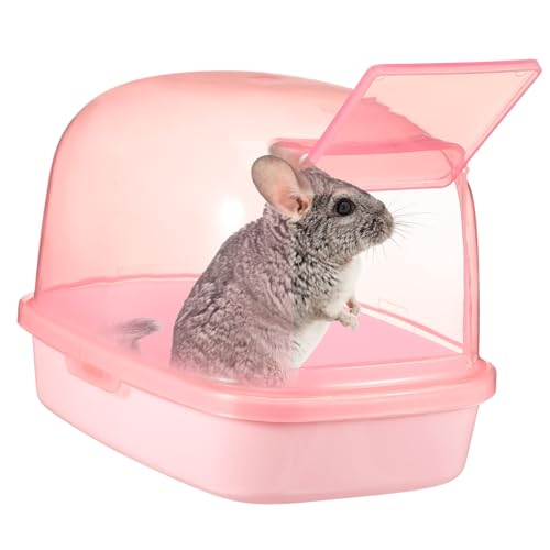 Toyvian Hamster Badezimmer Hamster Sandbadewanne aus Kunststoff Transparente Badewanne für Kleine Staubbad Box für Rennmäuse und Meerschweinchen Komfortabler Badbereich Toyvian Hamster Badezimmer Hamster Sandbadewanne aus Kunststoff Transparente Badewanne für Kleine Staubbad Box für Rennmäuse und Meerschweinchen Komfortabler Badbereich von Toyvian