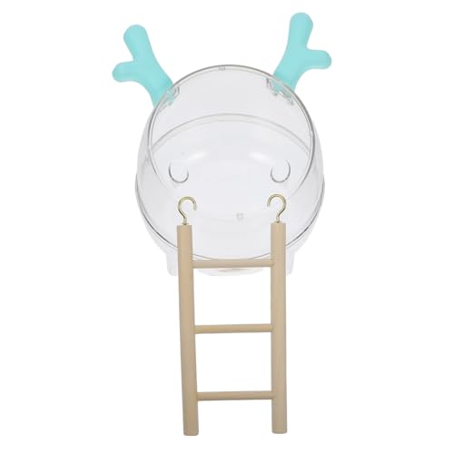 Toyvian Hamster Badezimmer Toilette Graben Schüssel Hamster-badewannenbehälter Badetablett Für Hamster Container Chinchilla-Badezimmer Hamster-badeschale Sandbadpfanne Käfig Das Haustier von Toyvian