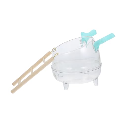 Toyvian Hamster Badezimmer Toilette Wurf Badewanne Für Hamster Hamster-Sand-badewanne Waschen Hamster-badeschale Schwein Sandbadewanne Rennmaus Hamsterpflegewanne Graben Käfig Das Haustier von Toyvian