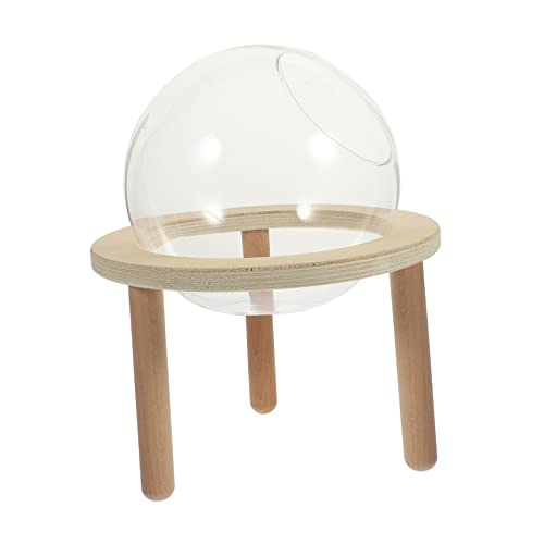 Toyvian Hamster Badezimmer Transparentes Sandbad Für Kleintiere Abnehmbarer Behälter Für Chinchilla Und Hamster Und Kompaktes Haustierzubehör von Toyvian