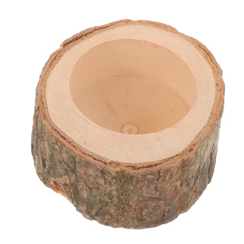 Toyvian Hamster Futternapf Aus Holz Natürliche Futterstation Für Kleine Für Hamster Meerschweinchen Und Chinchillas Große Holzschale Für Nüsse Und Snacks Funktionelles von Toyvian