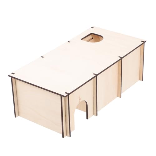Toyvian Hamster Holzhaus Mehrkammeriges Nest Haustierversteck aus Natürlichem Holz für Kleine Tiere Wie Hamster Chinchilla Langlebiges Umweltfreundliches Schlaf und Spielhaus Toyvian Hamster Holzhaus Mehrkammeriges Nest Haustierversteck aus Natürlichem Holz für Kleine Tiere Wie Hamster Chinchilla Langlebiges Umweltfreundliches Schlaf und Spielhaus von Toyvian