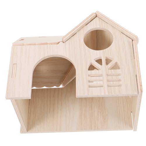 Toyvian Hamster Holzhaus für Kleine Haustiere Langlebiges und Sicheres Nagerhaus aus Holz als Versteck für Hamster Mäuse Rennmäuse und Kleine und Perfekter Toyvian Hamster Holzhaus für Kleine Haustiere Langlebiges und Sicheres Nagerhaus aus Holz als Versteck für Hamster Mäuse Rennmäuse und Kleine und Perfekter von Toyvian