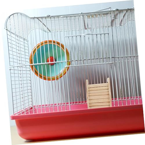 Toyvian Hamster Holzleiter Kauspielzeug Sichere Kletterleiter für Kleintiere Leichte Tragbare Leiter für Hamster Meerschweinchen mit Einzigartigem Design für Käfigspiel und Beschäftigung von Toyvian