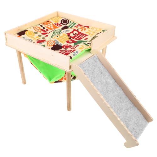 Toyvian Hamster Holzloch -Hängematte Set Bett Meerschweinchen-Hängematte mit Ständer Hamsterleiter Hamster -Hängematte Guinea Hamster hängendes Nest Hamsterzubehör Hamsterverstecke hölzern Toyvian Hamster Holzloch -Hängematte Set Bett Meerschweinchen-Hängematte mit Ständer Hamsterleiter Hamster -Hängematte Guinea Hamster hängendes Nest Hamsterzubehör Hamsterverstecke hölzern von Toyvian
