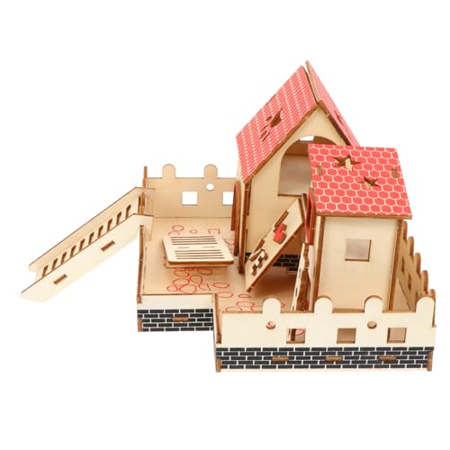 Toyvian Hamster Kletterleiter aus Holz Kleine Haustierleiter für Hamster Mäuse und Nager für Käfig Klettern und Bewegung Stabiles Natürliches Material Geeignet für Zwerghamster und Mäuse von Toyvian