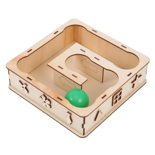 Toyvian Hamster Labyrinth aus Holz Kleintiermaze für Rennmäuse und Hamster Sicheres und Langlebiges Haustierzubehör zur Beweglichkeit und Gesundheit Toyvian Hamster Labyrinth aus Holz Kleintiermaze für Rennmäuse und Hamster Sicheres und Langlebiges Haustierzubehör zur Beweglichkeit und Gesundheit von Toyvian