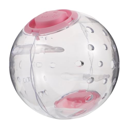 Toyvian Hamster Laufball Heimtrainer Für Kleine Haustiere Ratten- Und Hamsterspielzeug Laufräder Für Hamster Kauspielzeug Für Hamster Rattenspielzeug Für Hausratten Rosa Plastik von Toyvian