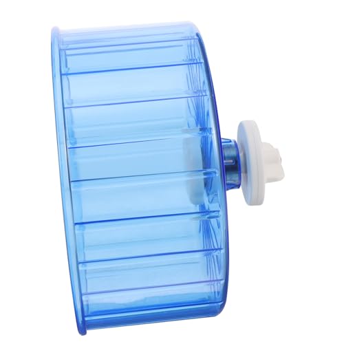 Toyvian Hamster Laufrad Leise mit Doppel Geräuscharmes Laufrad für Hamster Meerschweinchen und Igel Robustes Hamsterzubehör für Käfigspielzeug in Himmelblau von Toyvian