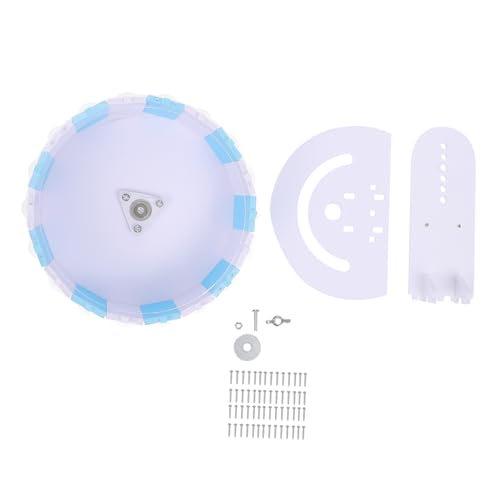 Toyvian Hamster Laufrad mit Stabilem Metallständer Geräuscharmes Kleintier Laufrad für Hamster Rennmäuse und Wüstenrennmäuse Rutschfestes Haustier Activity Wheel für Bewegung und Toyvian Hamster Laufrad mit Stabilem Metallständer Geräuscharmes Kleintier Laufrad für Hamster Rennmäuse und Wüstenrennmäuse Rutschfestes Haustier Activity Wheel für Bewegung und von Toyvian