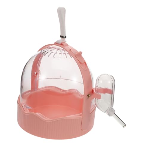 Toyvian Transportkäfig Für Kleintiere Tragbarer Hamster-reisekäfig Mit Wasserflasche Geeignet Für Hamster Vögel Kaninchen Und Meerschweinchen Sicher Und Robust Mit Futternapf Für von Toyvian
