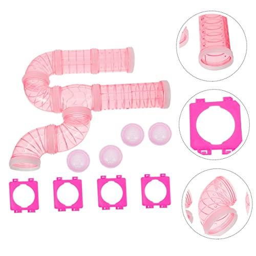 Toyvian Hamster Röhrenset Transparent Teiliges DIY Tunnel Verbindungsteile Externes Kunststoffrohr Erweiterung für Zwerghamster Mäuse Kleintiere Spielplatz Zubehör Toyvian Hamster Röhrenset Transparent Teiliges DIY Tunnel Verbindungsteile Externes Kunststoffrohr Erweiterung für Zwerghamster Mäuse Kleintiere Spielplatz Zubehör von Toyvian