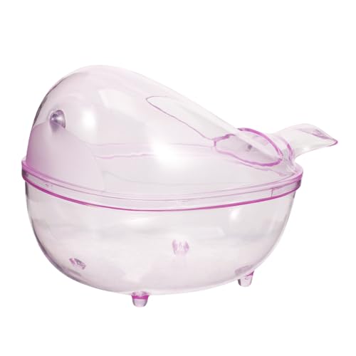 Toyvian Hamster Sandbad Behälter Glatten Kanten Kleines Haustier Sandbad für Zwerghamster und Kleintiere Tiefer für Badesand Dekoratives Hamster Badezimmer Zubehör von Toyvian