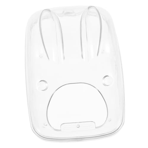 Toyvian Hamster Sandbad Box Klein Transparent Leicht zu Reinigende Hamster Badewanne für Nagetiere Badezimmer Zubehör für Saubere Haustierpflege und Staubfreies Sandbad von Toyvian