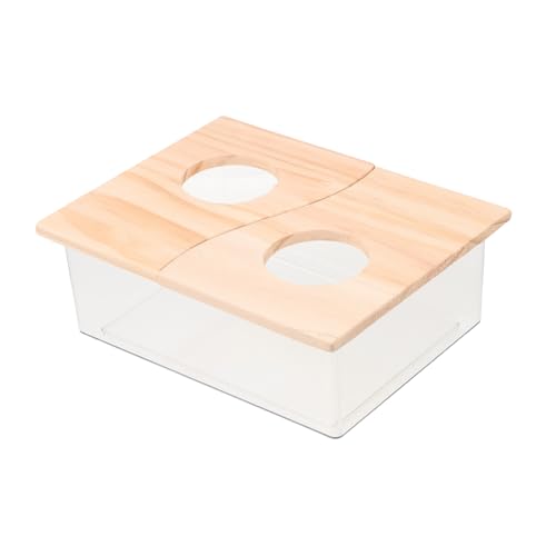 Toyvian Hamster Sandbad Container Transparente Hamsterbadewanne mit Deckel rutschfest Hygienisch für Zwerghamster und Kleine Haustiere Multifunktionale Nutzung Toyvian Hamster Sandbad Container Transparente Hamsterbadewanne mit Deckel rutschfest Hygienisch für Zwerghamster und Kleine Haustiere Multifunktionale Nutzung von Toyvian